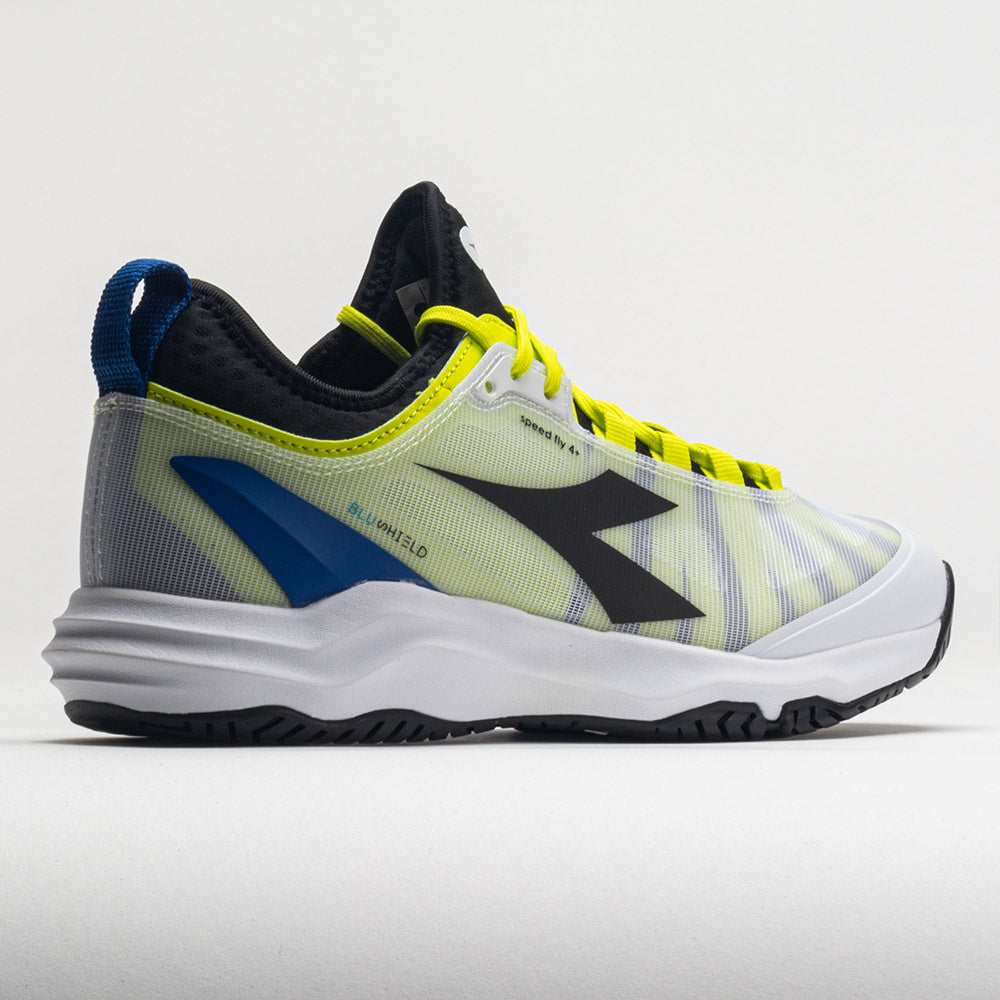 Diadora Speed Blushield Fly 4 AG Men s White Black Deja Vu Blue Holabird Sports