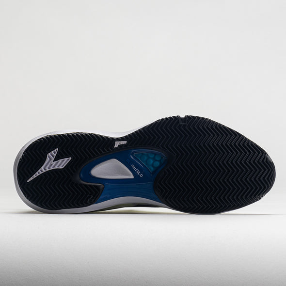 Diadora Speed Blushield Fly 4+ Clay Men's White/Black/Deja Vu Blue
