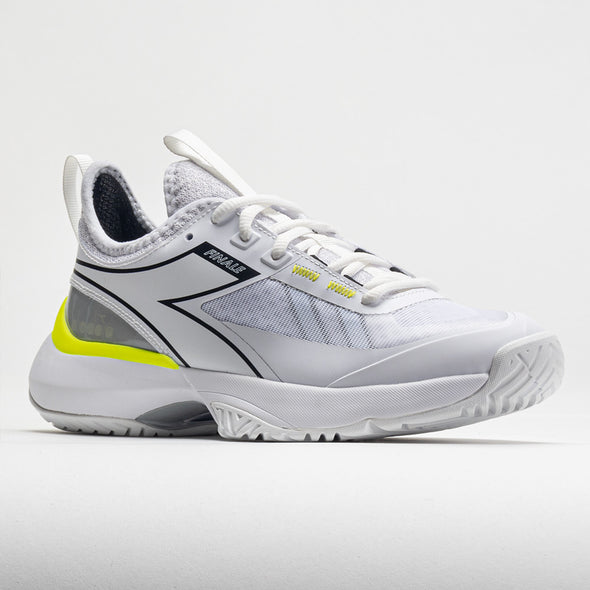 Diadora Finale AG Women's White/Silver/Evening Primrose
