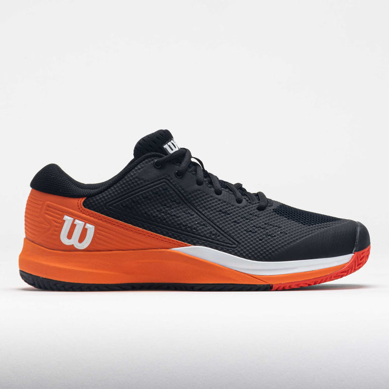 Wilson Rush Pro Ace Men's Black/Vermillion Orange/White