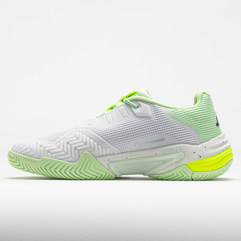 adidas Barricade 13 Men's White/Core Black/Semi-Green Spark