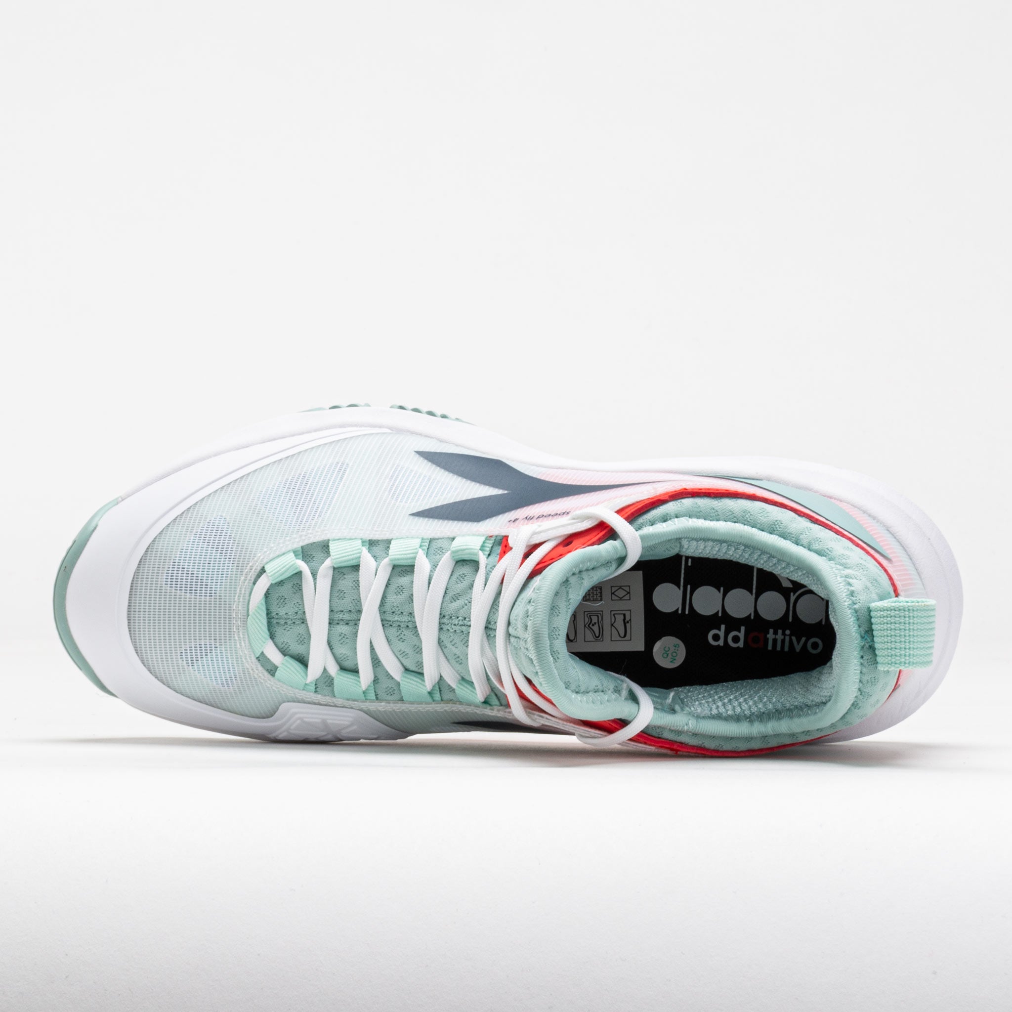 Diadora Speed Blushield Fly 4+ Clay Women's White/Blue/Surf Spray