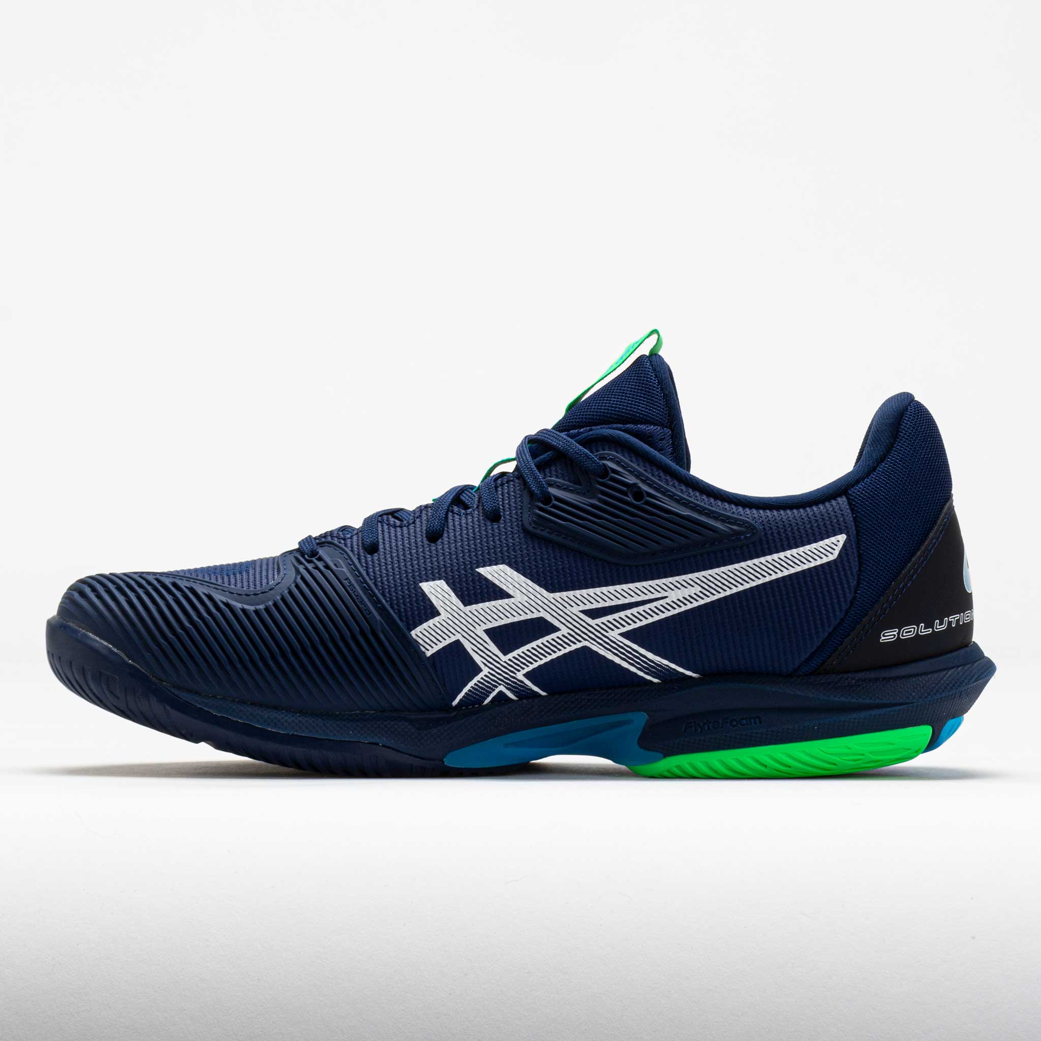 Asics gel solution speed 3 blue/white/sulphur men's shoes outlet