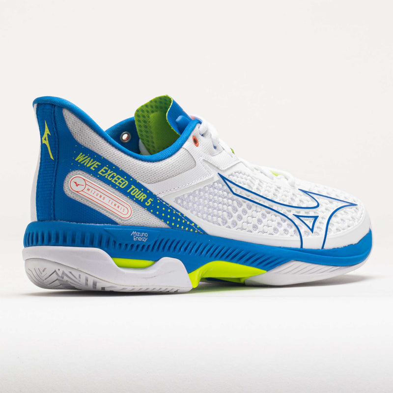 Mizuno Wave Exceed Tour 5 AC Men's White/Peace Plue