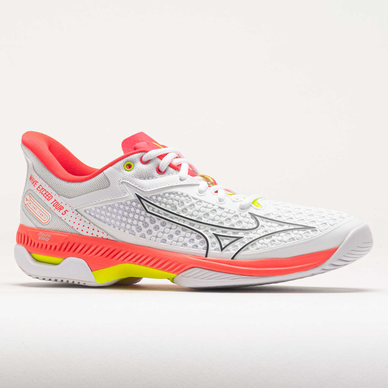 Mizuno Wave Exceed Tour 5 AC Women's White/Fuchsia Fedora