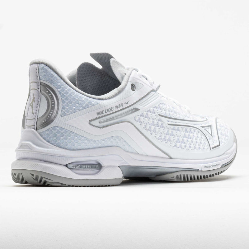 Mizuno Wave Exceed Tour 6 Clay Women's White/Silver
