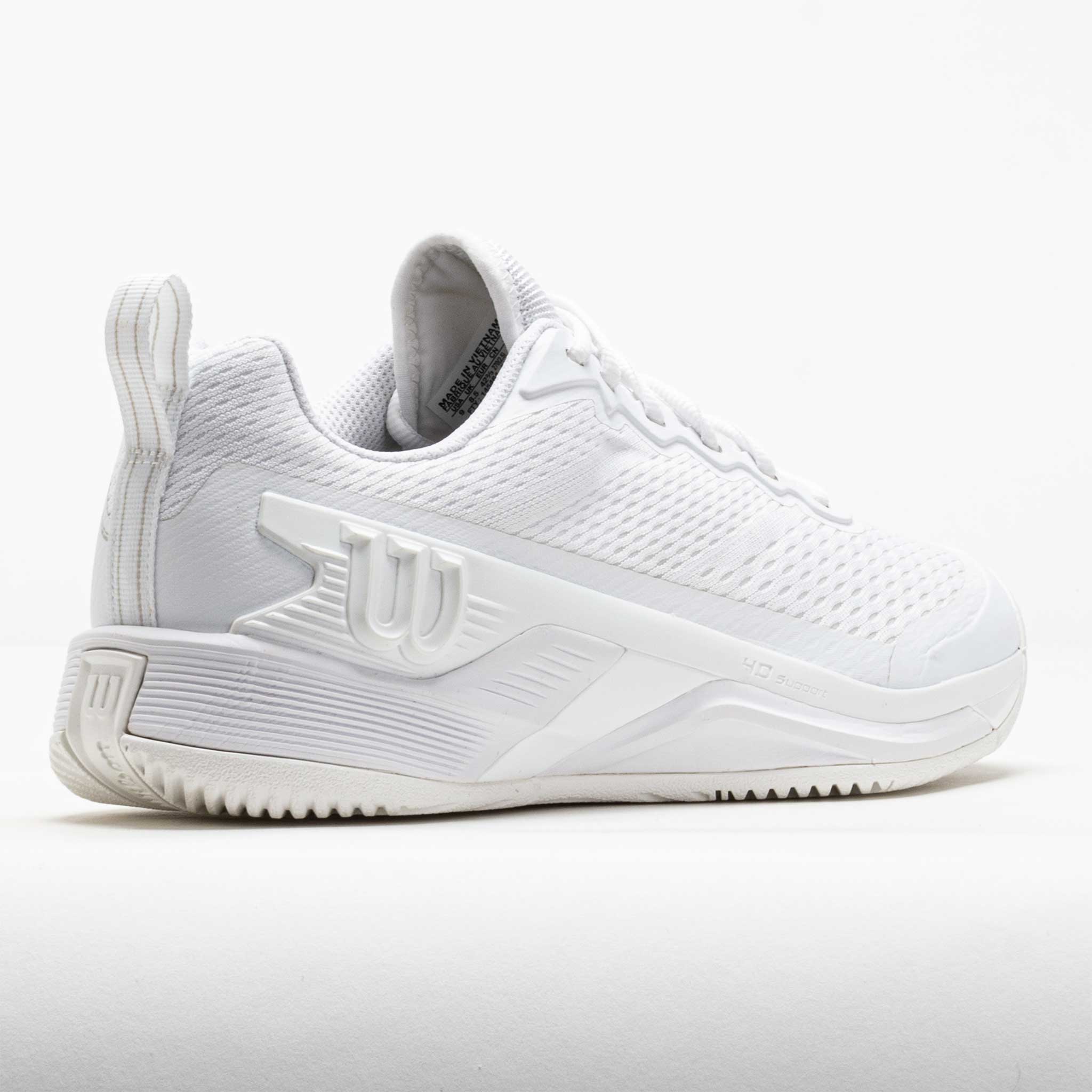 Wilson Rush Pro 4.5 Men's White/White/Black – Holabird Sports