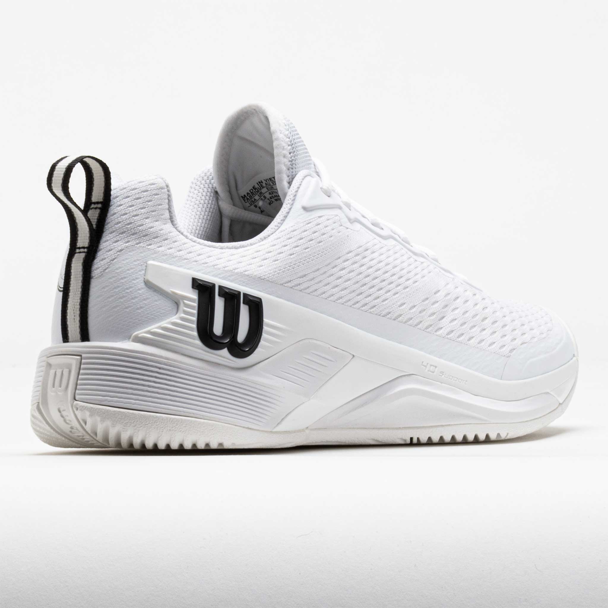 Wilson Rush Pro 4.5 Men's White/Black – Holabird Sports