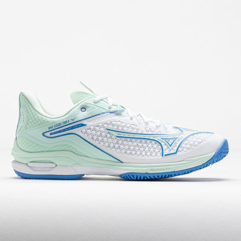 Mizuno Wave Exceed Tour 6 AC Women's White/Frontier Blue