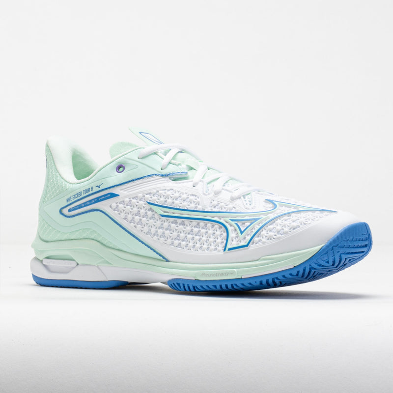 Mizuno Wave Exceed Tour 6 AC Women's White/Frontier Blue