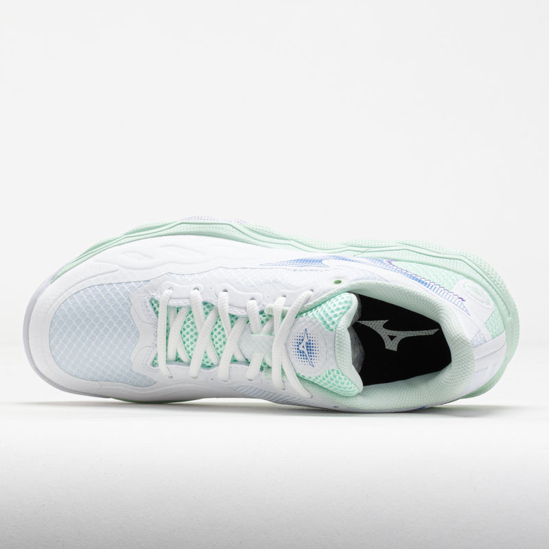Mizuno Wave Enforce Court AC Women's White/Frontier Blue