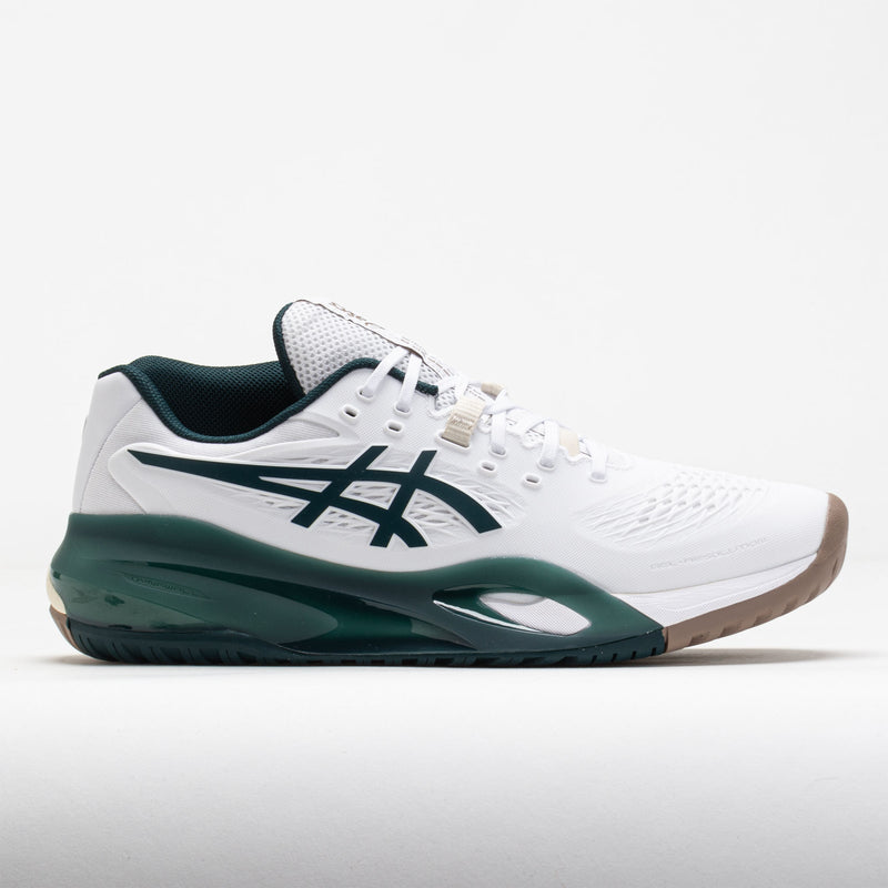 ASICS GEL-Resolution X Men's White/Saxon Green