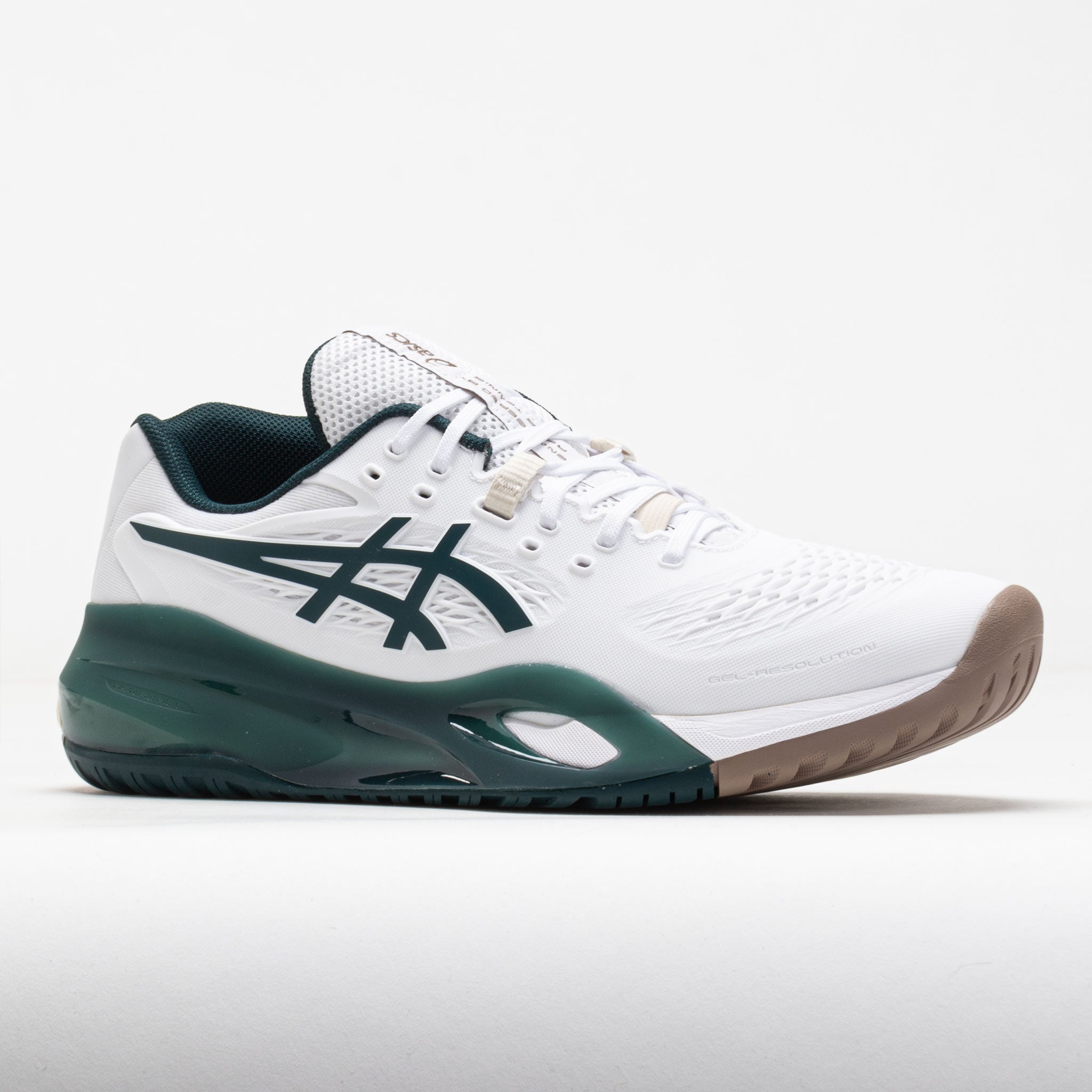 ASICS GEL-Resolution X Men's White/Saxon Green