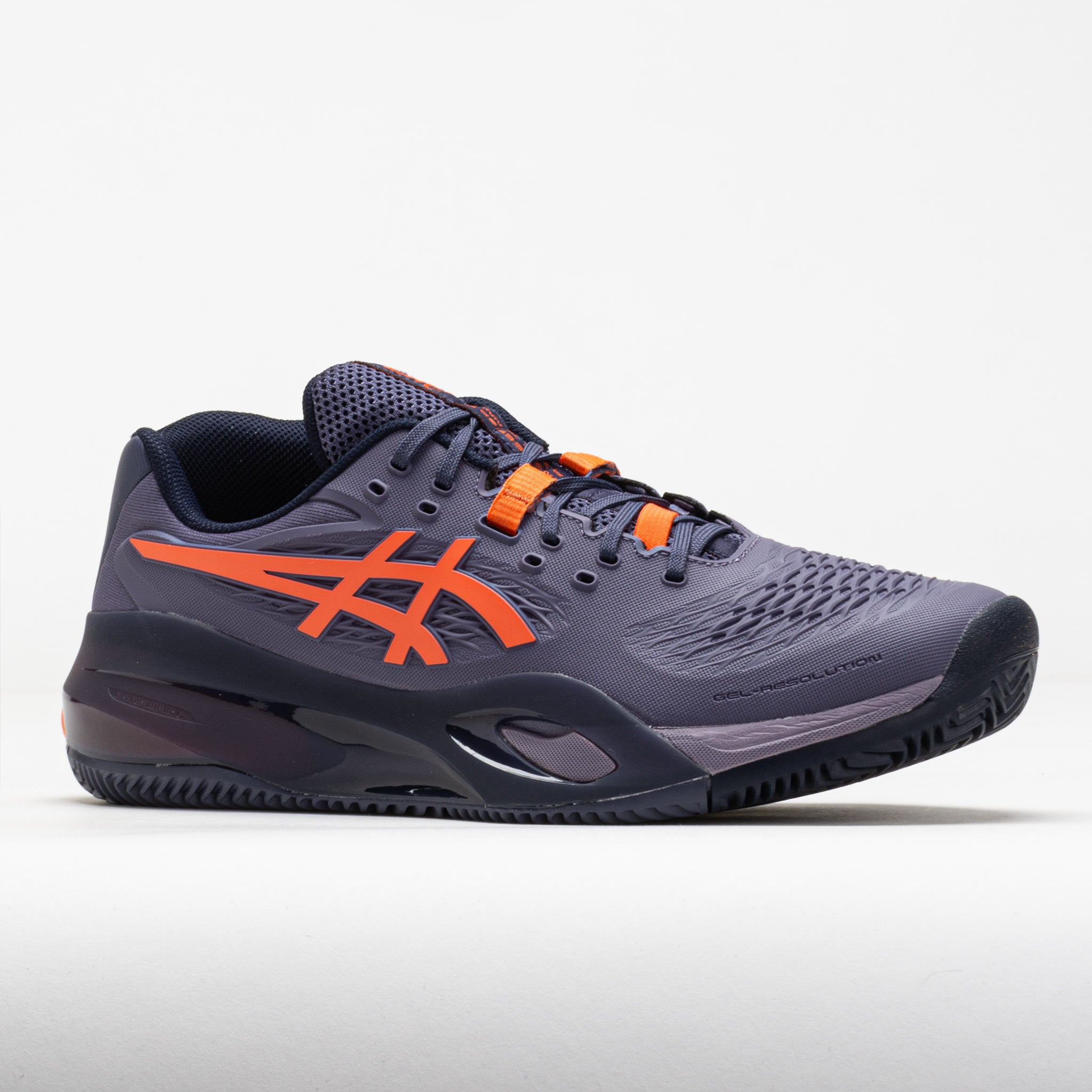 ASICS GEL-Resolution X Clay Men's Greyish Purple/Nova Orange