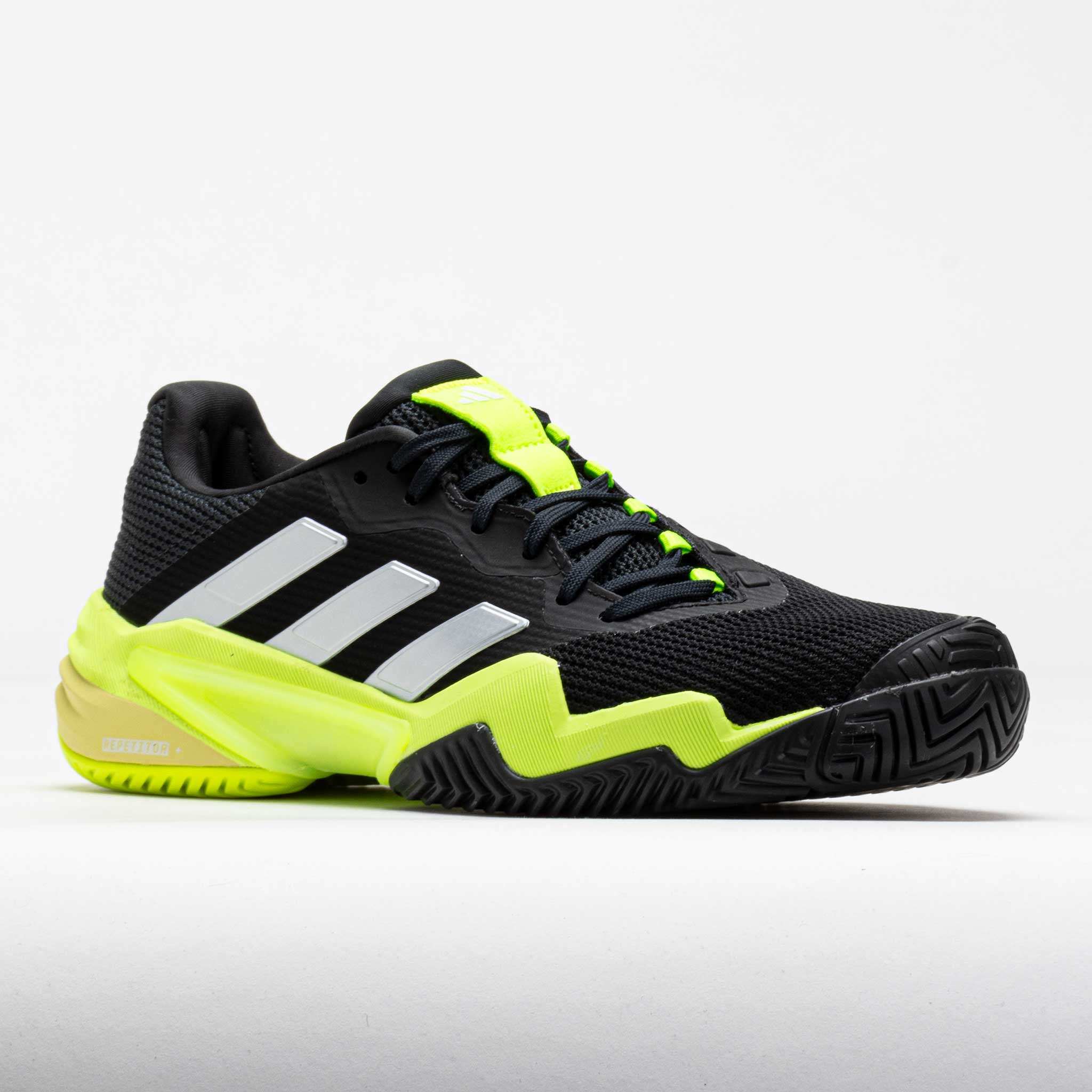 adidas Barricade 13 Men's Core Black/Zero Metallic/Lucid Lemon