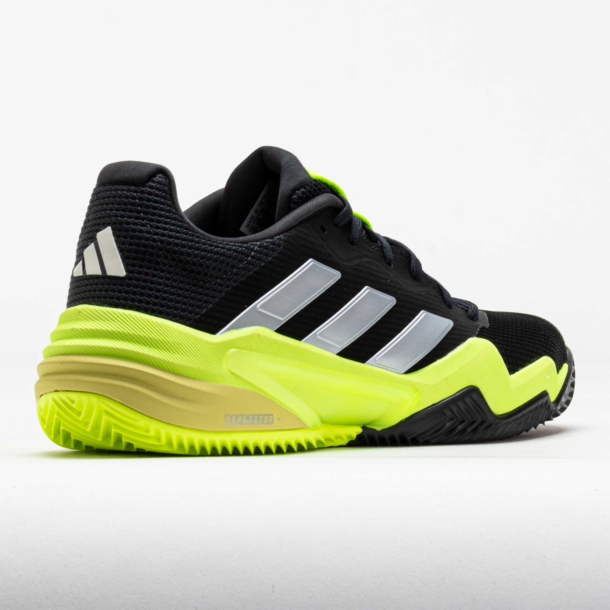 adidas Barricade 13 Clay Men's Core Black/Zero Metallic/Lucid Lemon