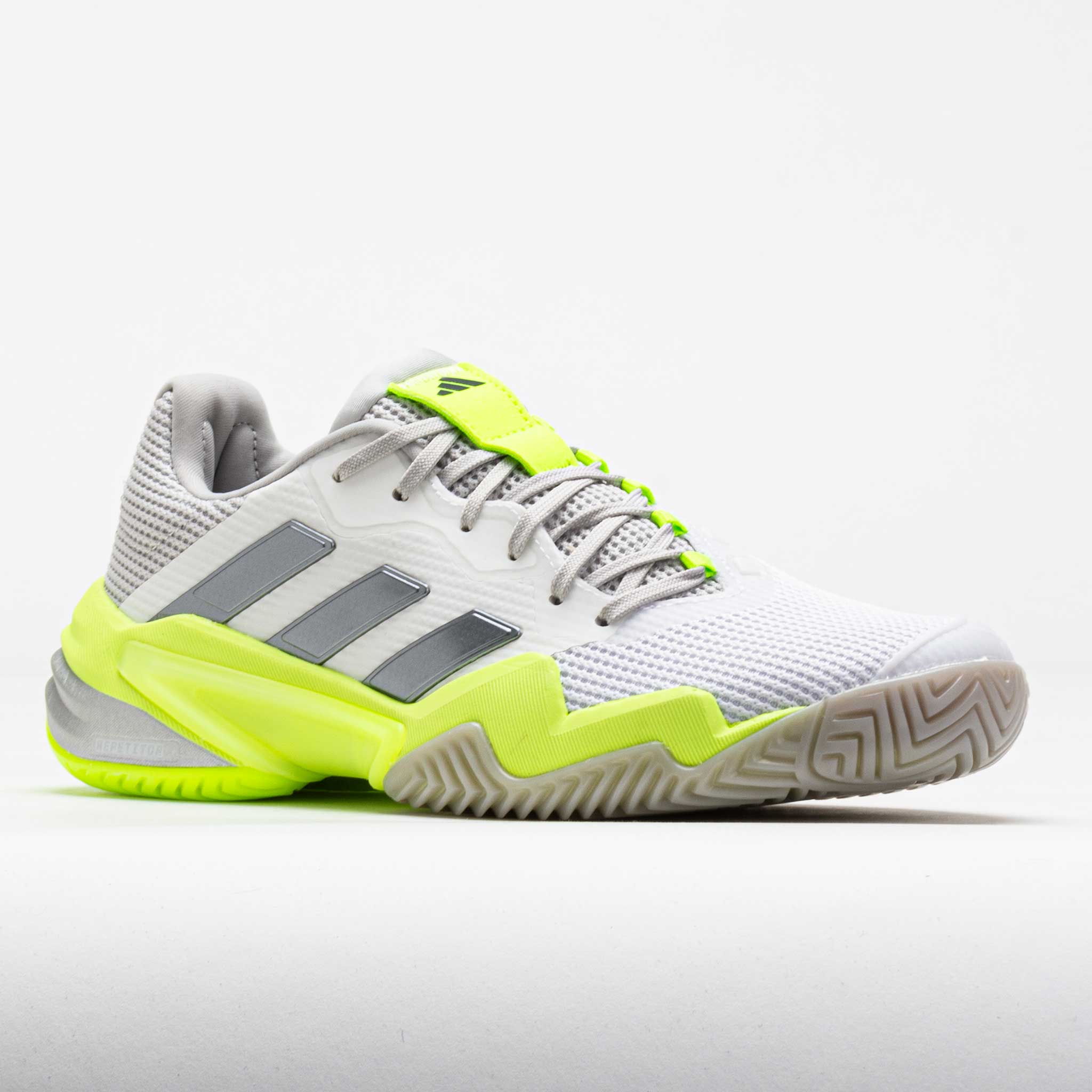 adidas Barricade 13 Women's White/Iron Metallic/Lucid Lemon