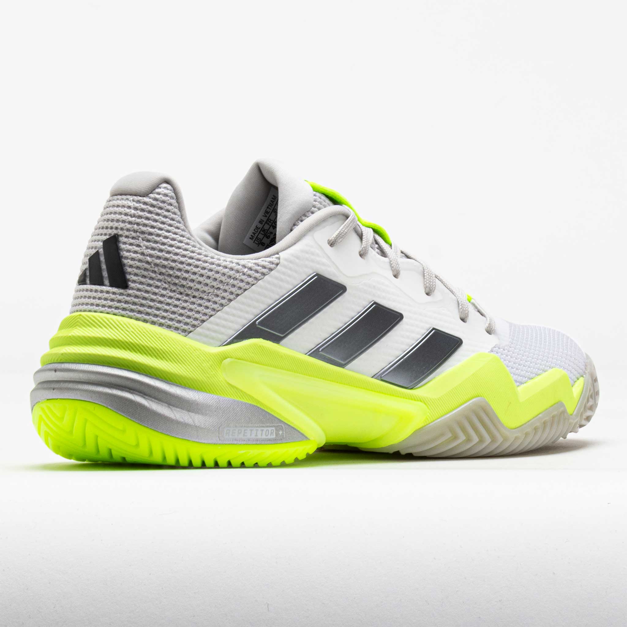 adidas Barricade 13 Women's White/Iron Metallic/Lucid Lemon