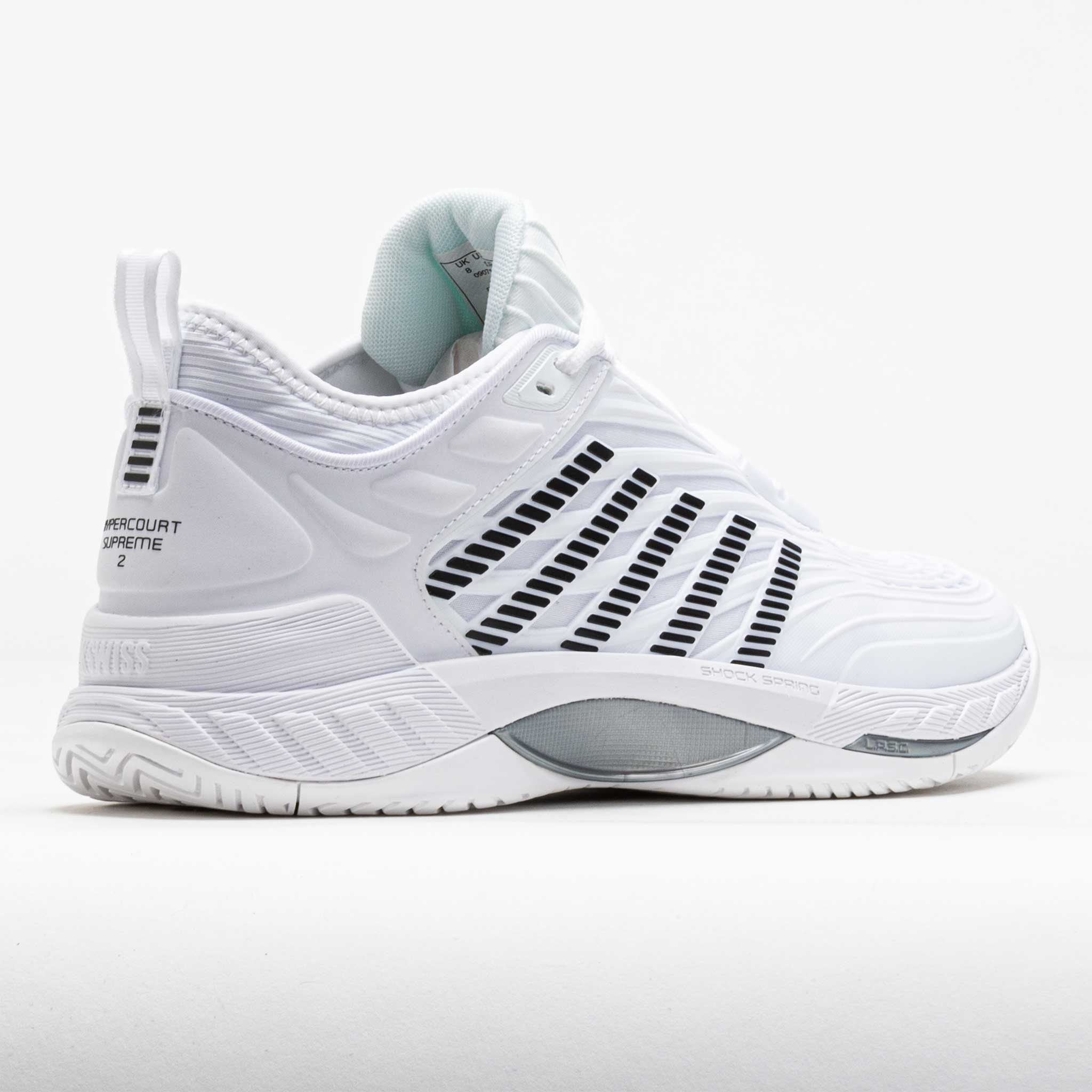 K-Swiss Hypercourt Supreme 2 Men's White/Black – Holabird Sports