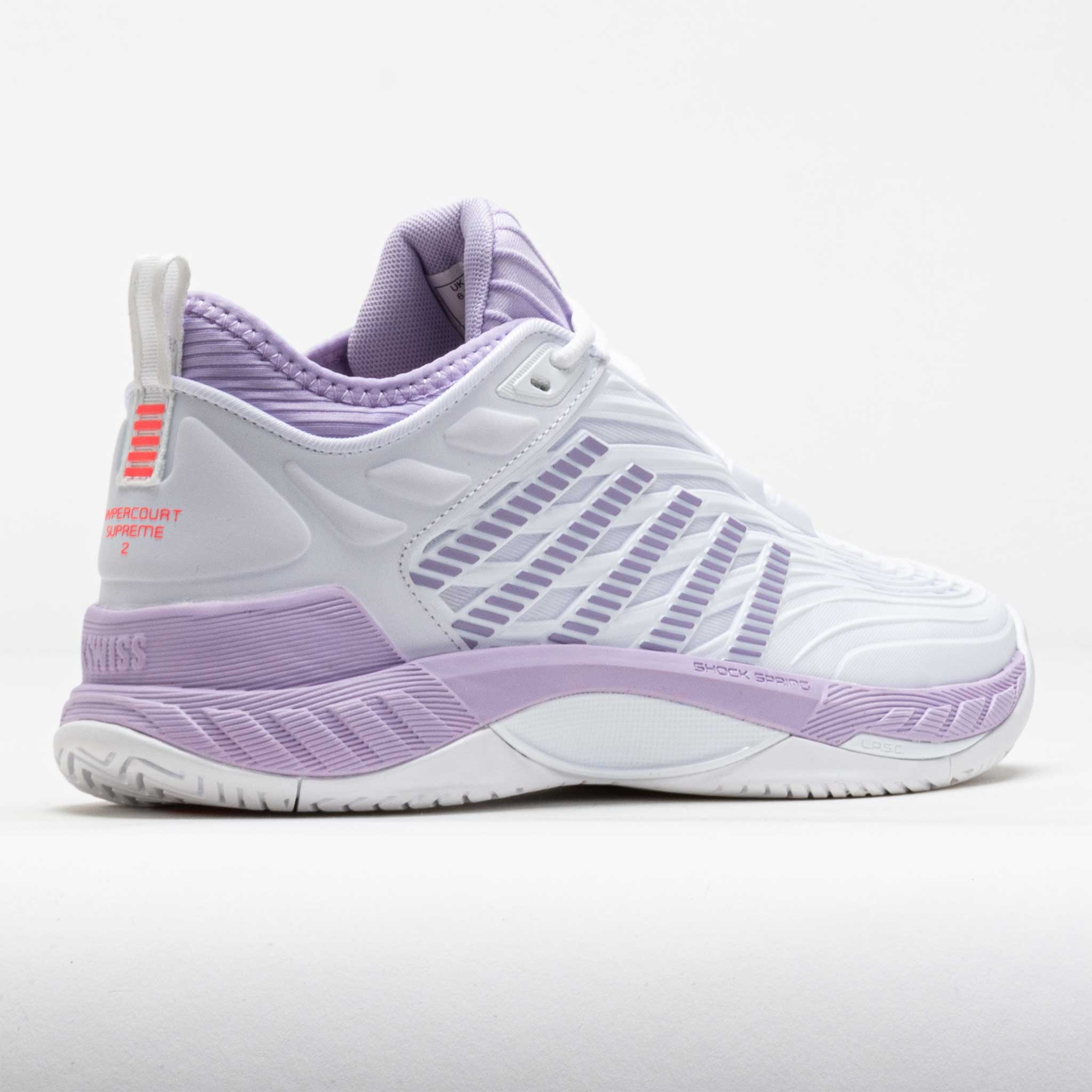 K-Swiss Hypercourt Supreme 2 Women's White/Orchid Petal/Neon Blaze