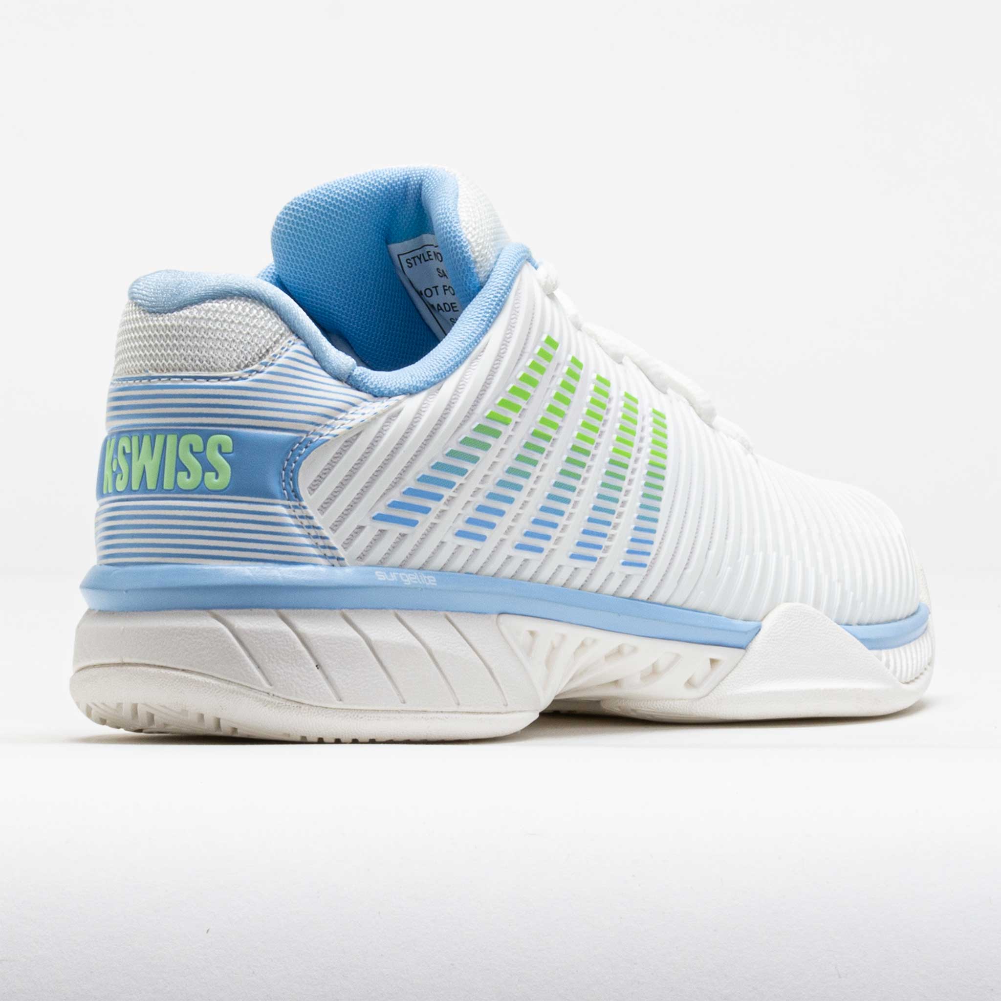 K-Swiss Hypercourt Express 2 Women's White/Dutch Canal/Paradise Green