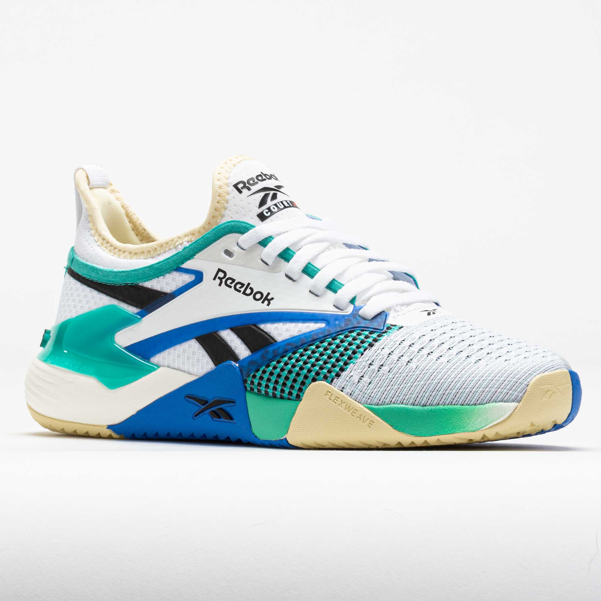 Reebok Nano Court Women's White/Weathered White/Unleashed Green
