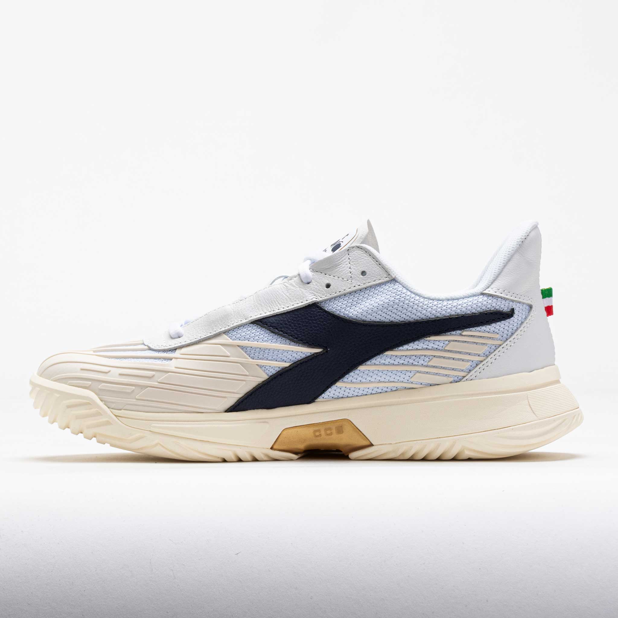 Diadora B.Elite Star Unisex White/Blue Corsair – Holabird Sports