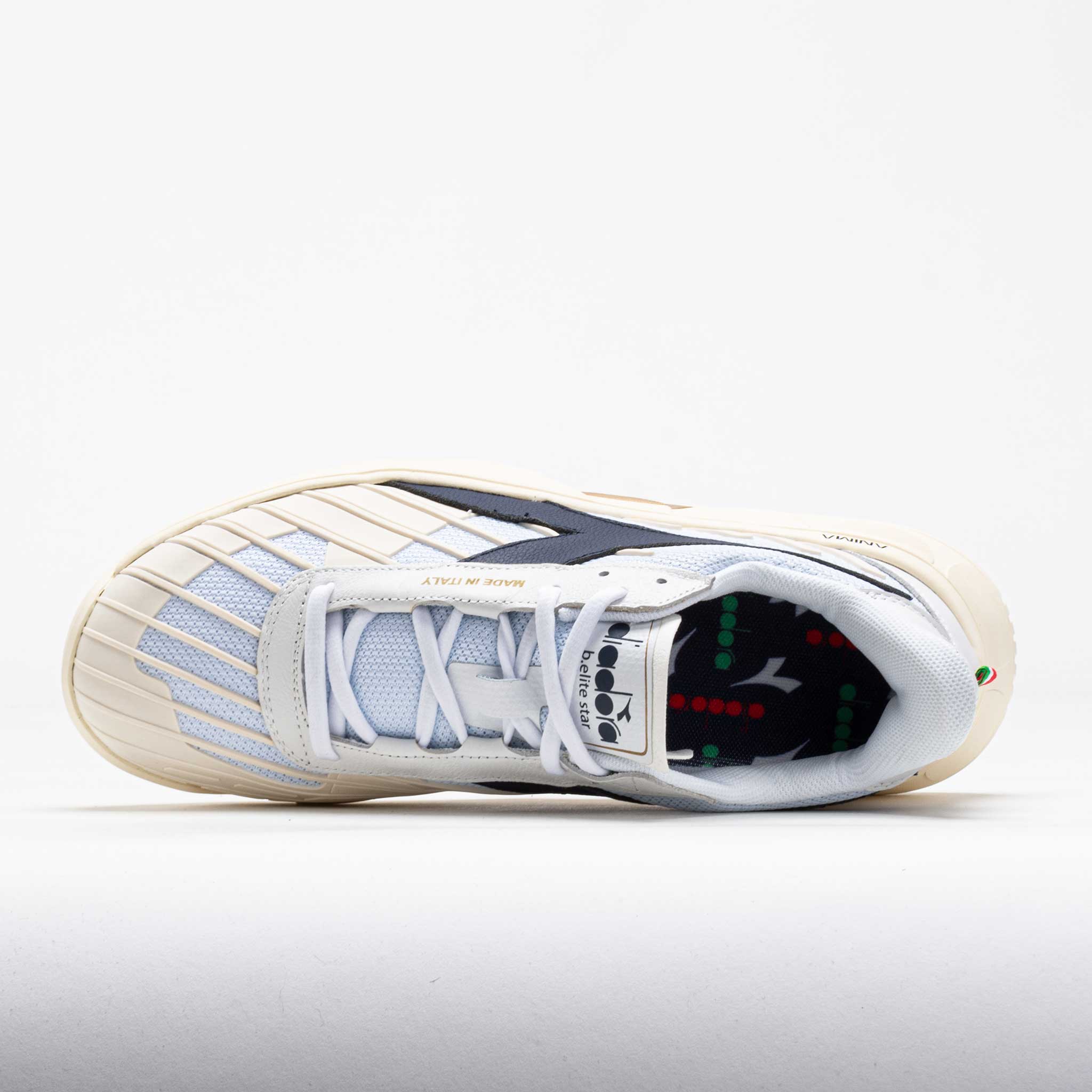 Diadora B.Elite Star Unisex White/Blue Corsair – Holabird Sports