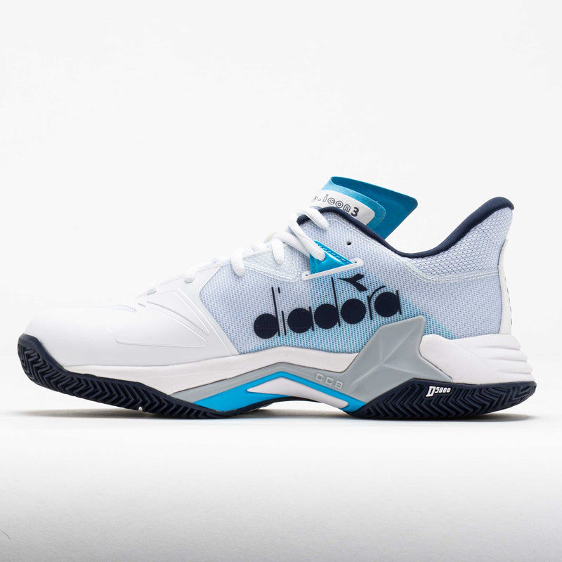 Diadora B.Icon 3 Clay Men's White/Blue Corsair