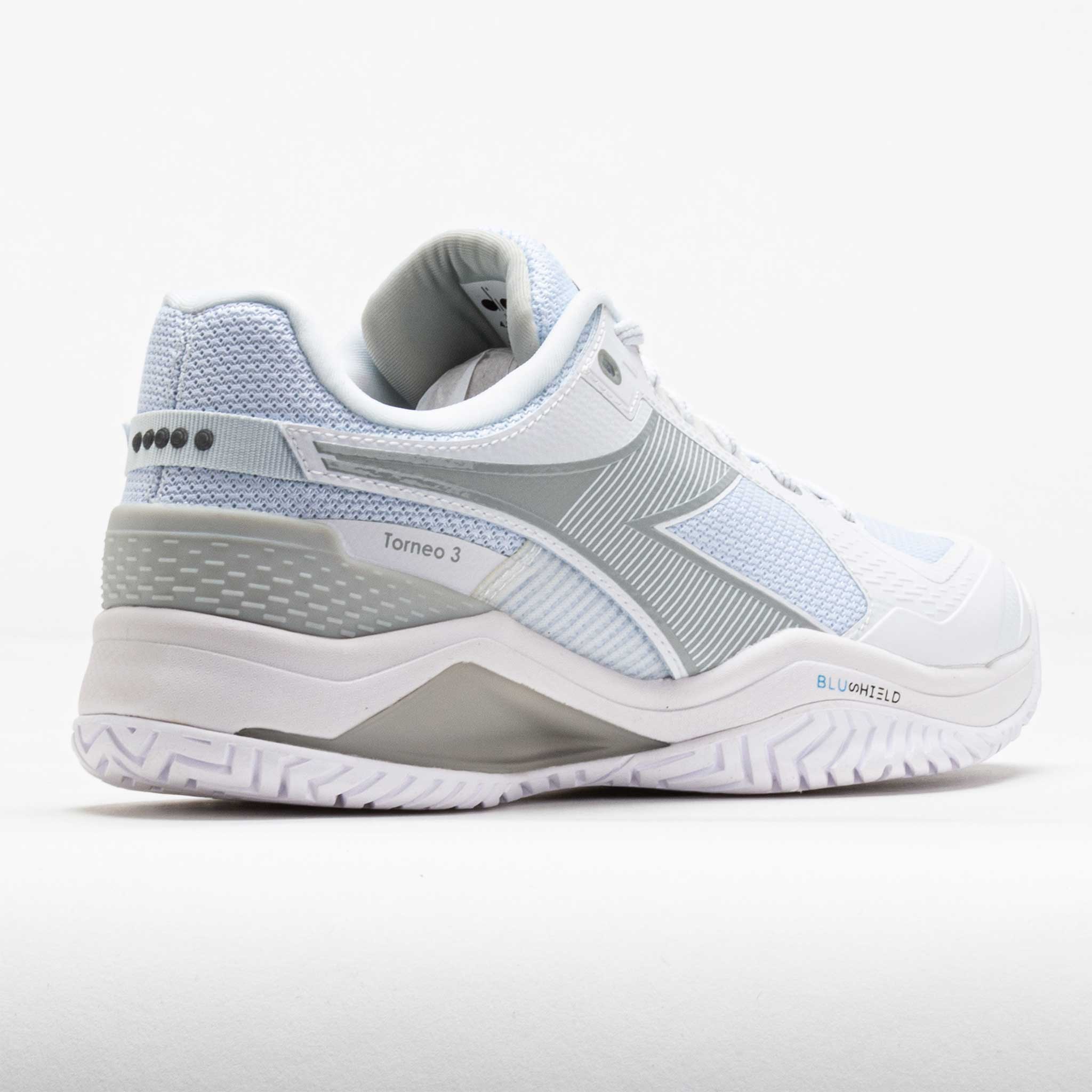 Diadora Blushield Torneo 3 AG Women's White/Silver – Holabird Sports