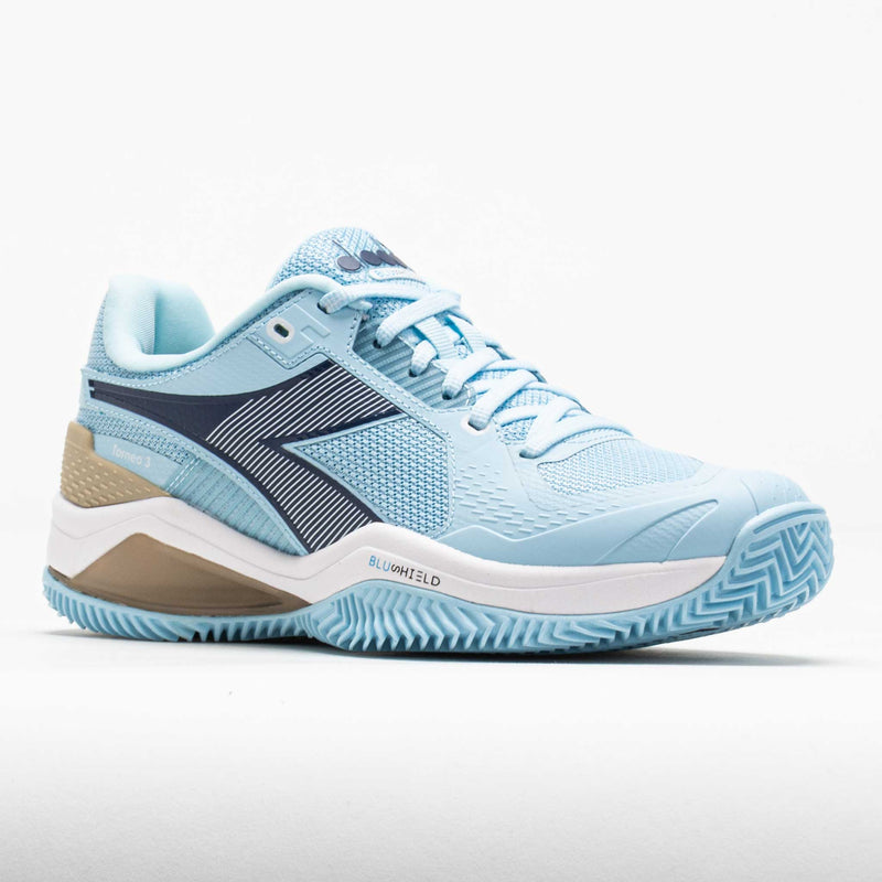 Diadora Blushield Torneo 3 Clay Women's Corydalis Blue/Black Iris
