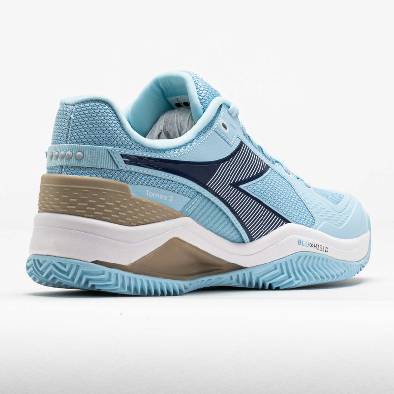 Diadora Blushield Torneo 3 Clay Women's Corydalis Blue/Black Iris