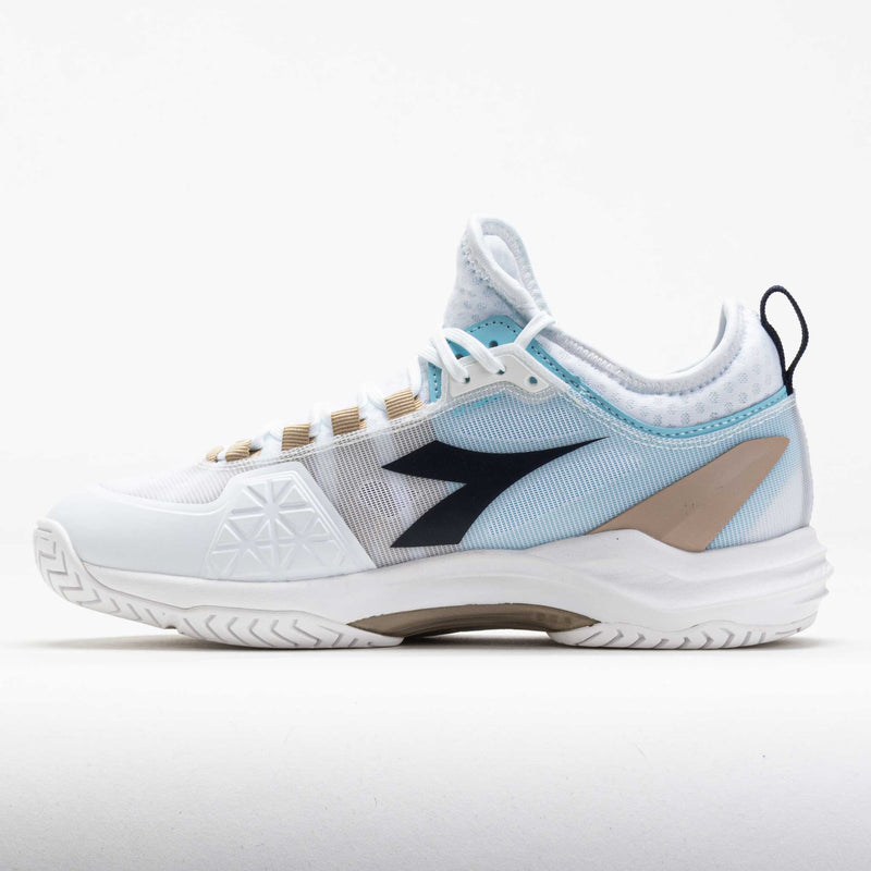 Diadora Speed Blushield Fly 4+ AG Women's White/Blue Corsair