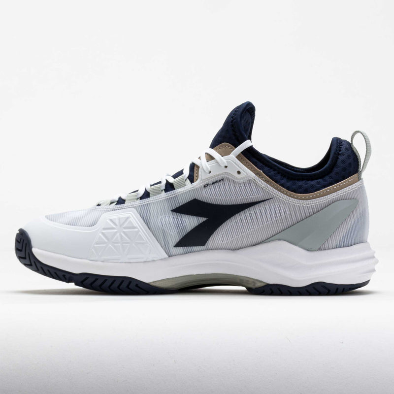 Diadora Speed Blushield Fly 4+ AG Men's White/Blue Corsair