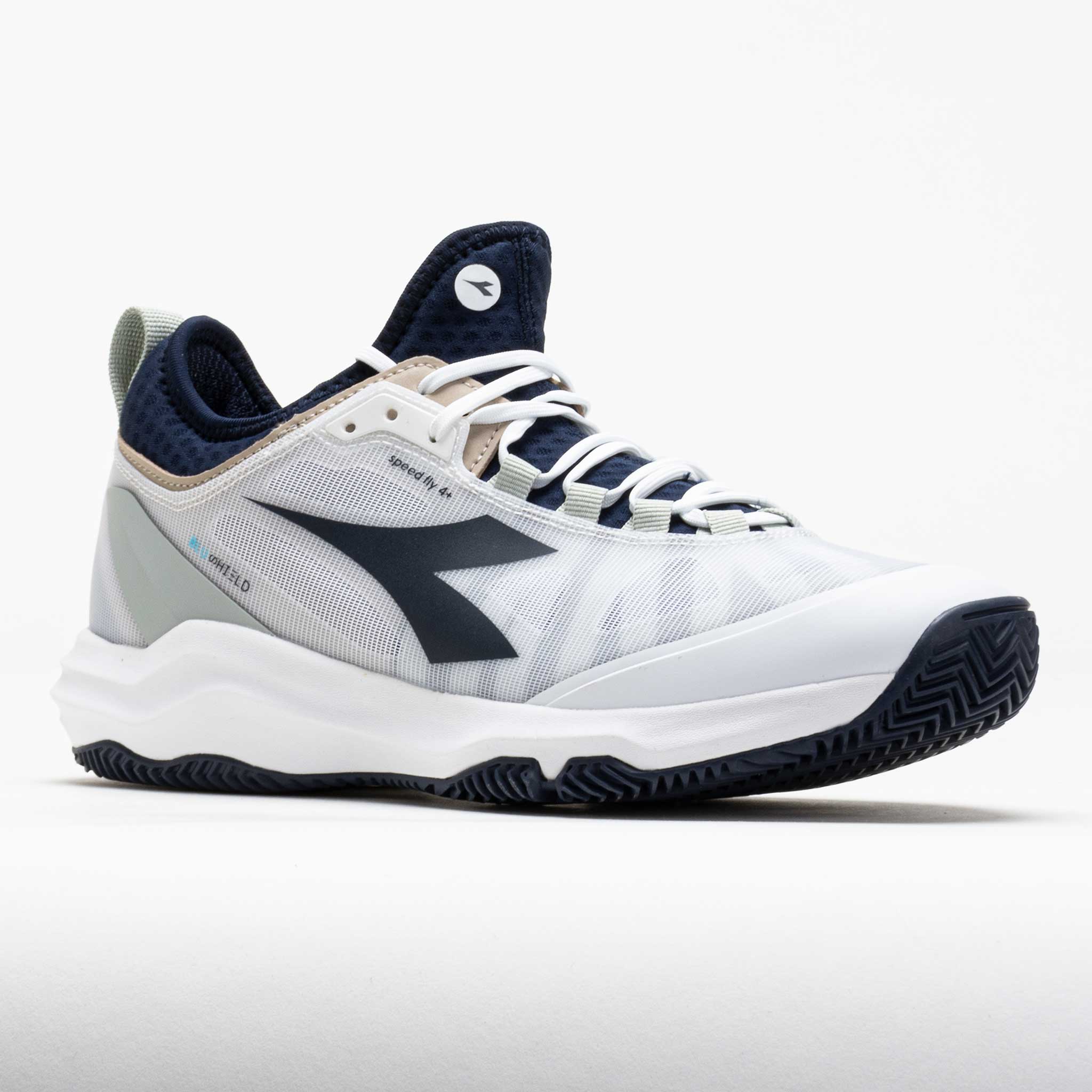 Diadora Speed Blushield Fly 4+ Clay Men's White/Blue Corsair