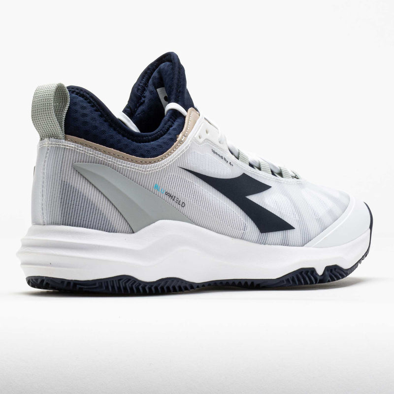 Diadora Speed Blushield Fly 4+ Clay Men's White/Blue Corsair