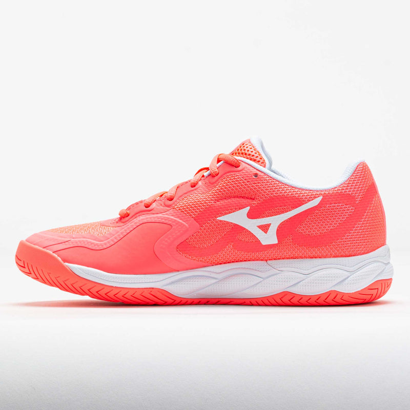 Mizuno Wave Enforce Court AC Women's Striking Coral/White