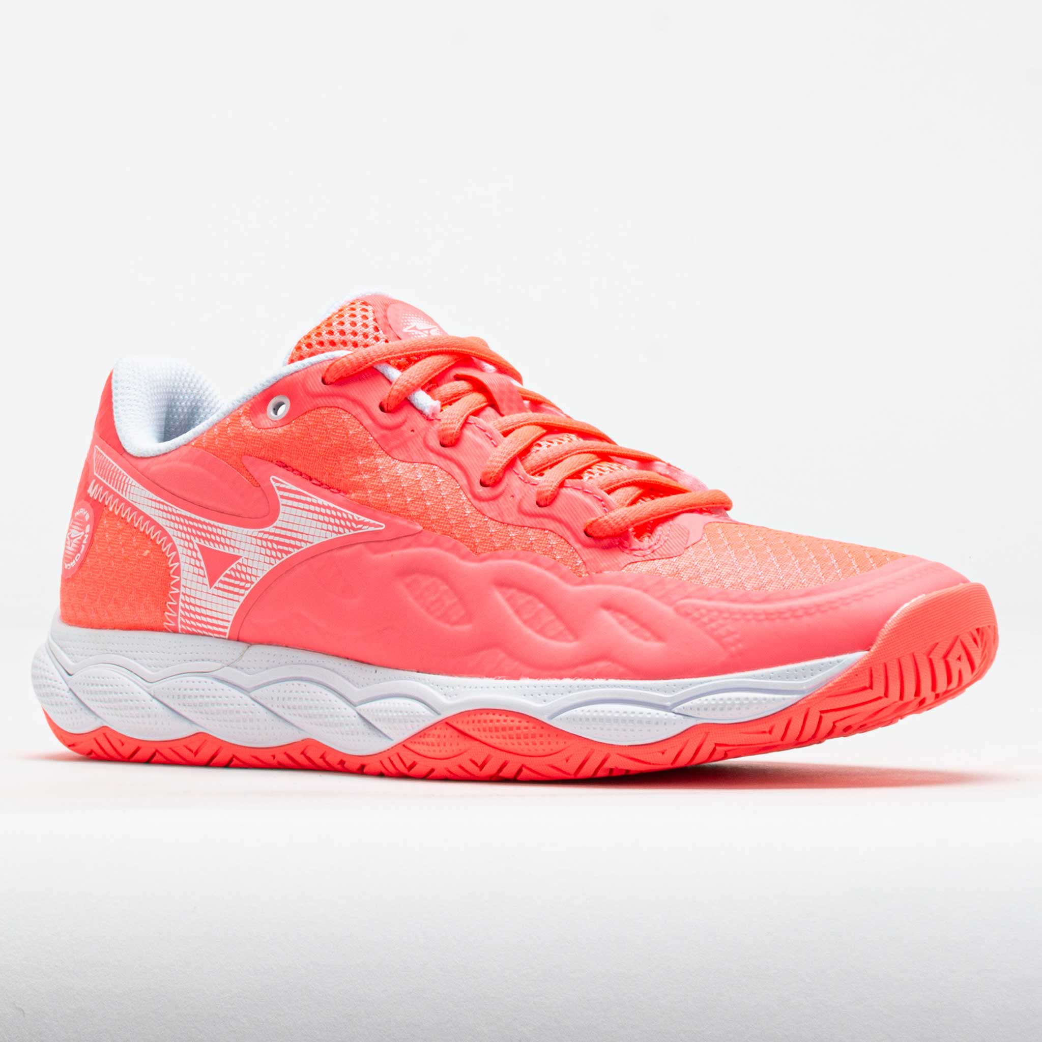 Mizuno Wave Enforce Court AC Women's Striking Coral/White