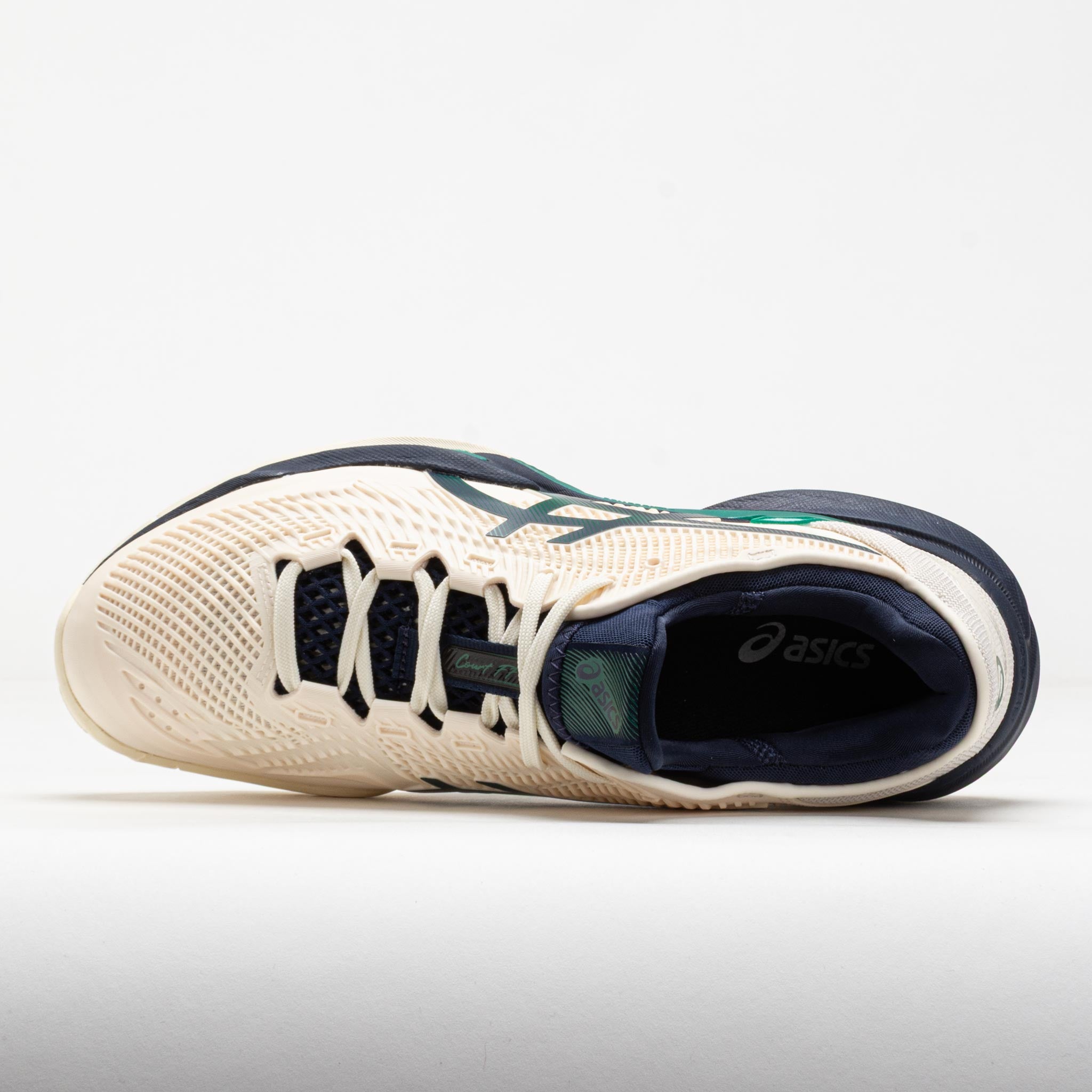 ASICS Court FF 3 Men's Cream/Jasper Green – Holabird Sports