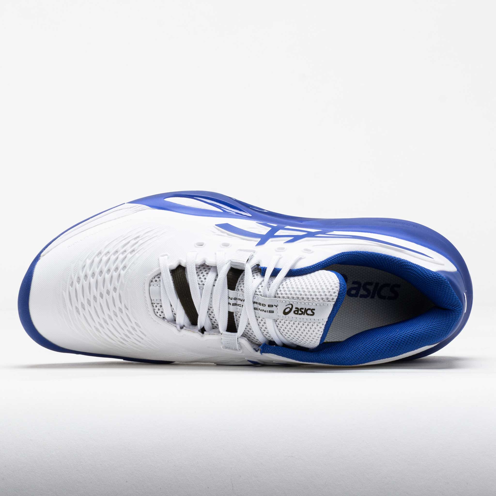 ASICS GEL-Resolution X Men's White/Dark Cobalt – Holabird Sports