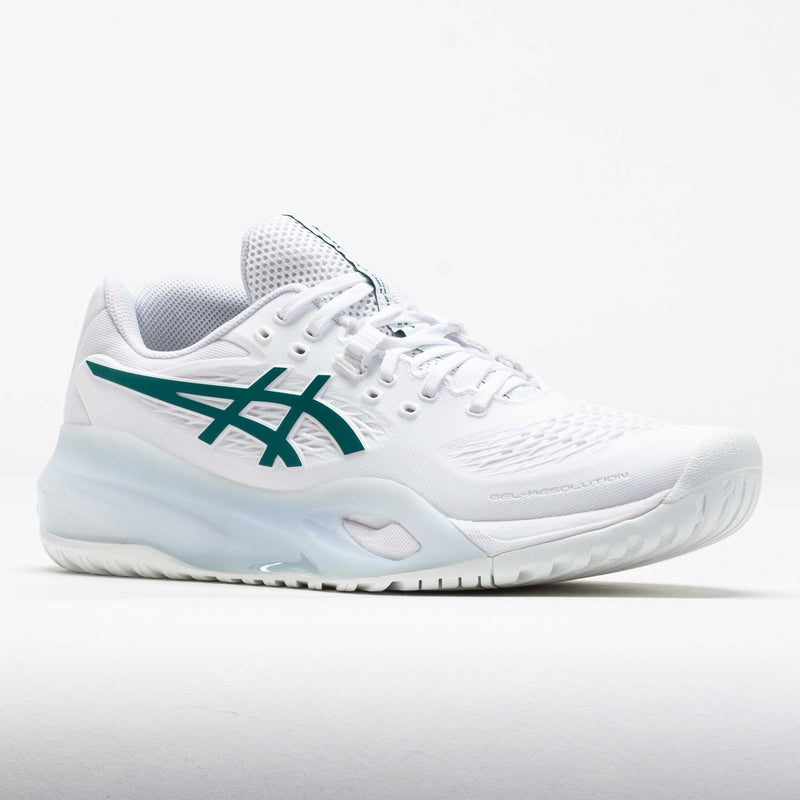 ASICS GEL-Resolution X Women's White/Pitch Green – Holabird Sports