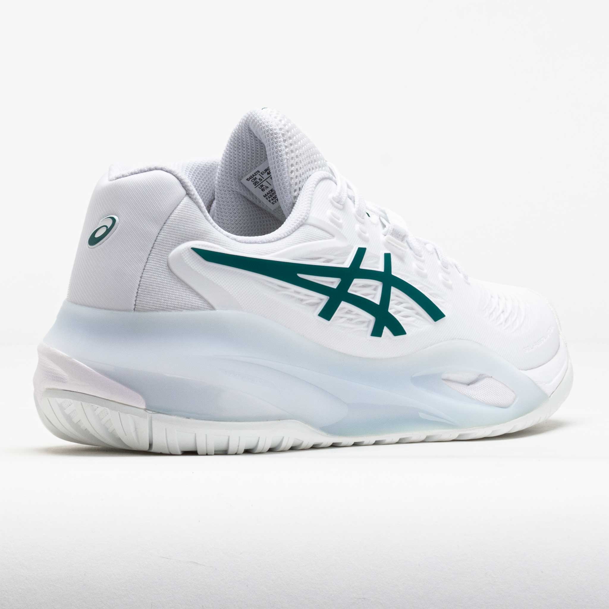 ASICS GEL-Resolution X Women's White/Pitch Green – Holabird Sports