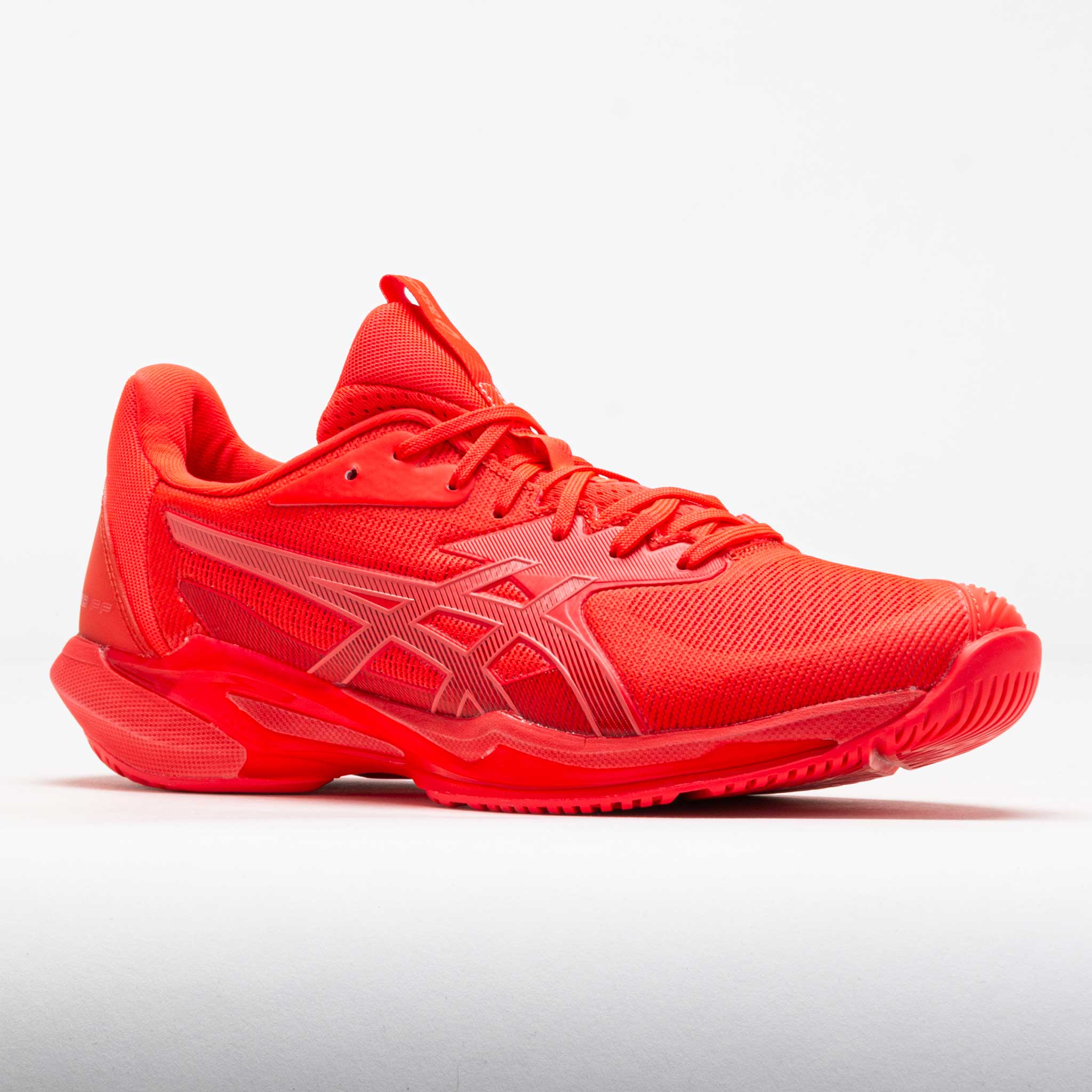 シューズ(男性用) ASICS SOLUTION SPEED FF 3 Asics Gel Solution Speed FF 3 Mens Tennis Shoe - White
