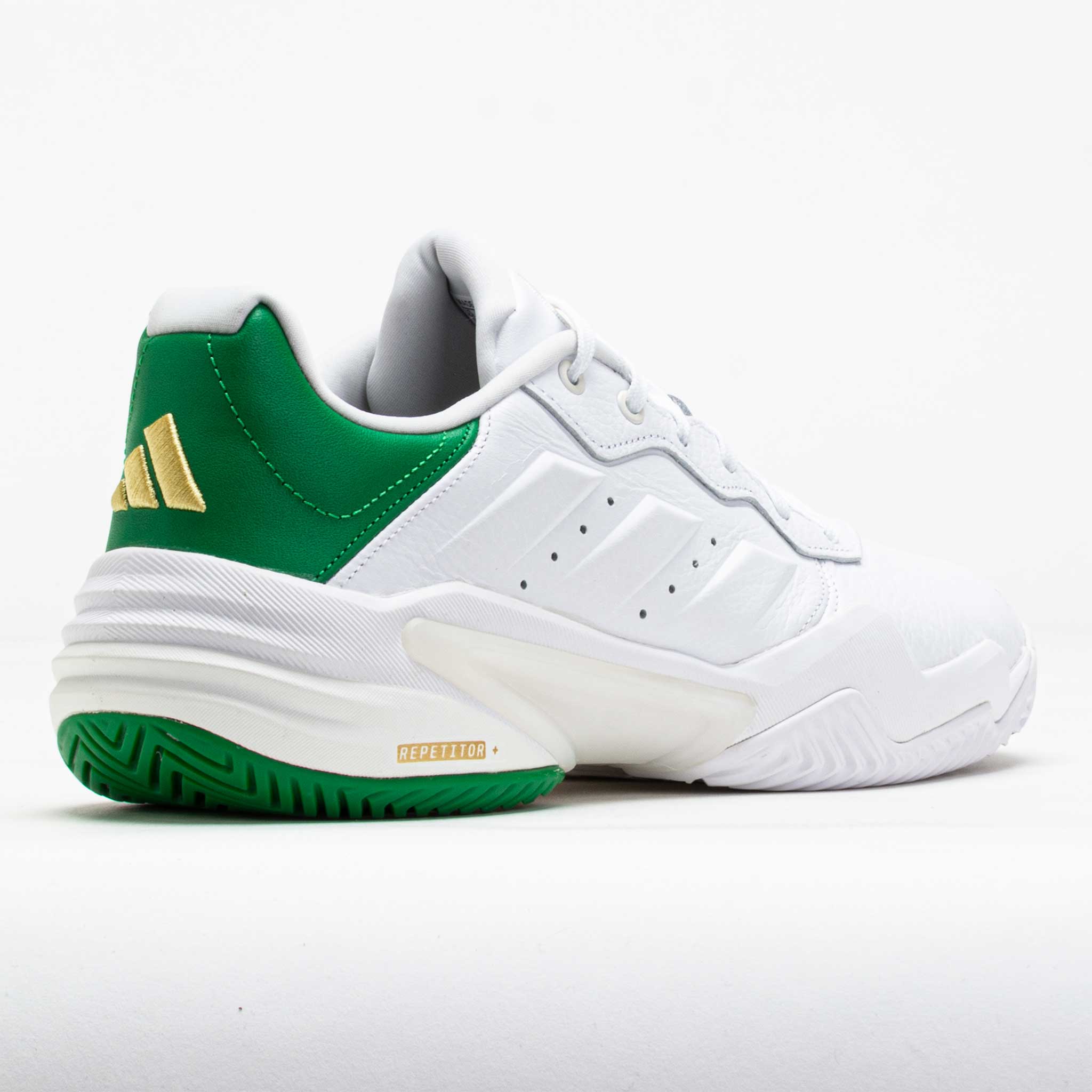 adidas Barricade 13 Leather Men's Gold Metallic/White