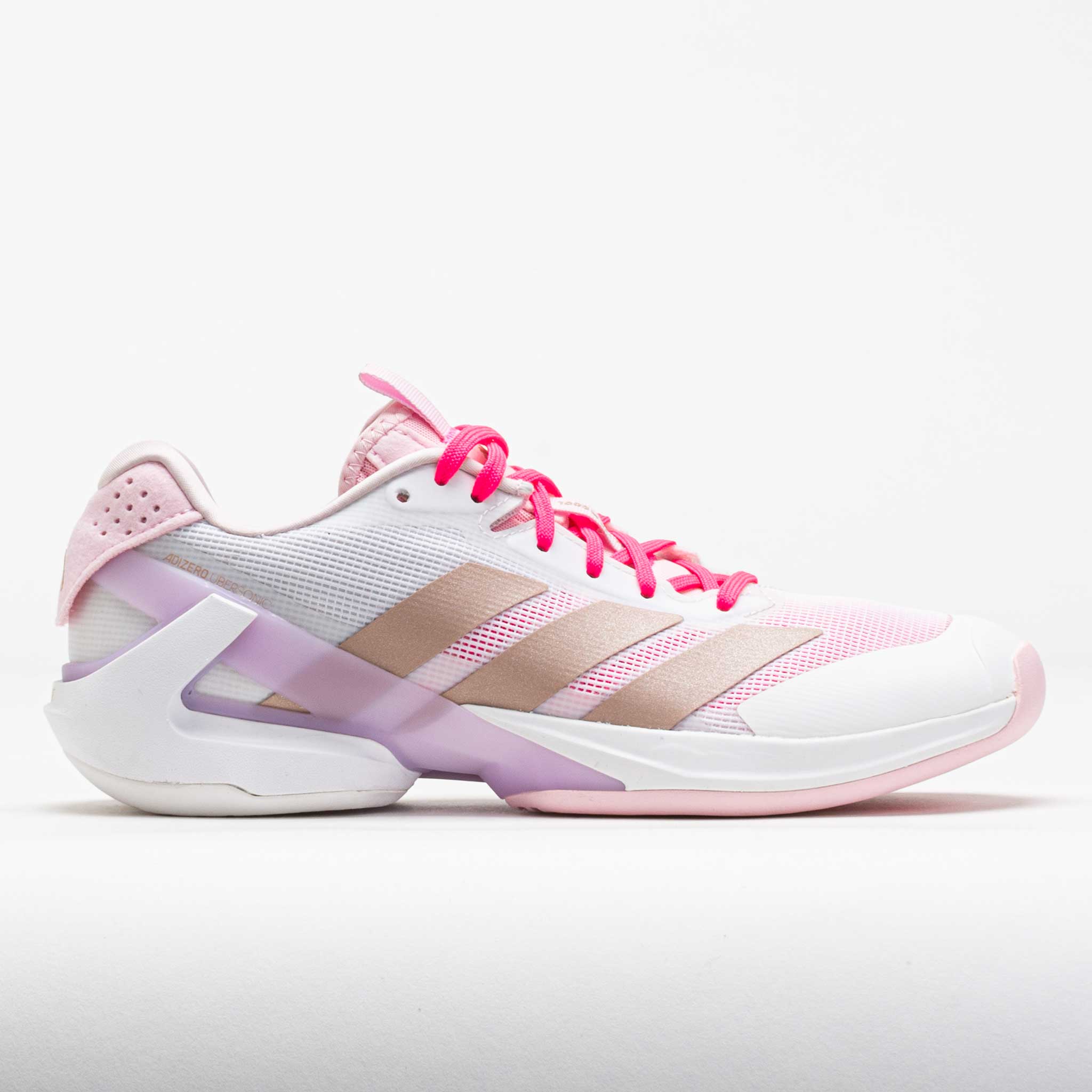 adidas Adizero Ubersonic 5 Women's White/Ash Pearl/Lucid Pink
