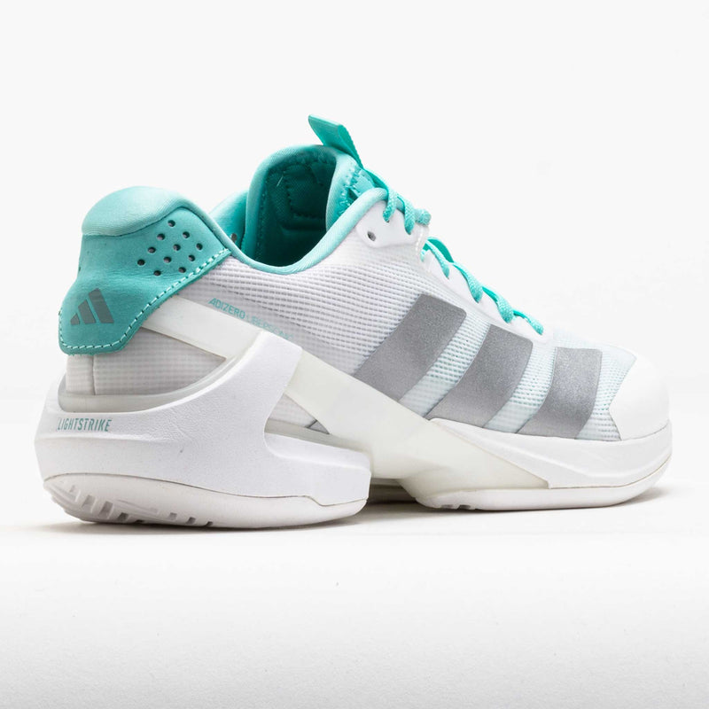 adidas Adizero Ubersonic 5 Women's White/Silver Metallic/Mint Ton