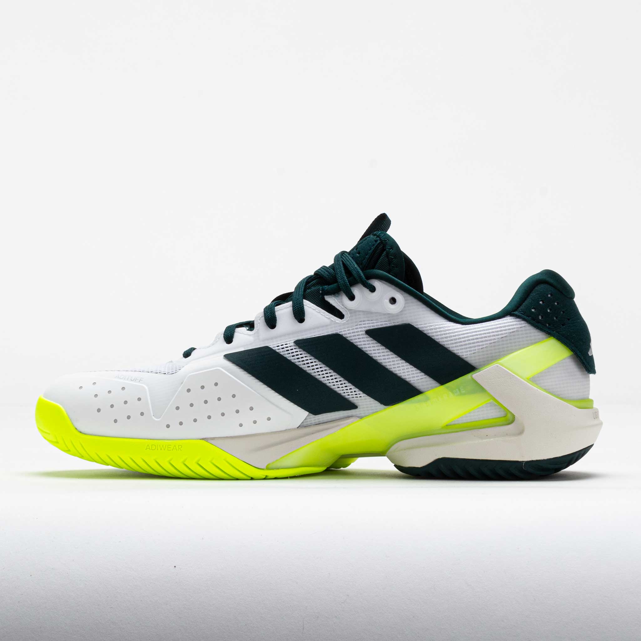 adidas Adizero Ubersonic 5 Men's White/Aurora Ivy/Lucid Lemon