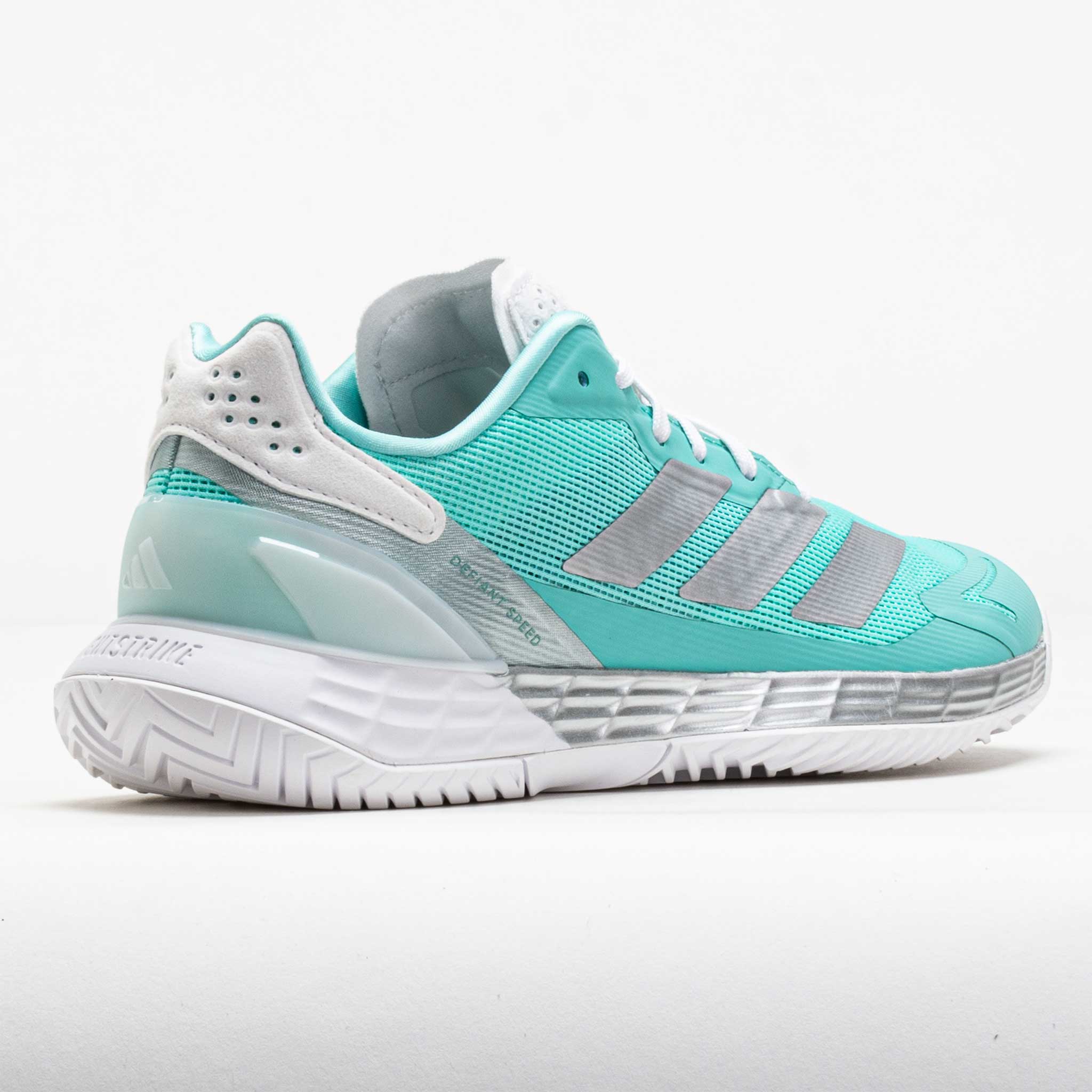 adidas Women's Defiant Speed 2 Tennis Shoes, Aqua/Silver Metallic/Mint, Size 6.5 adidas Women's Defiant Speed 2 Tennis Shoes, Aqua/Silver Metallic/Mint, Size 6.5