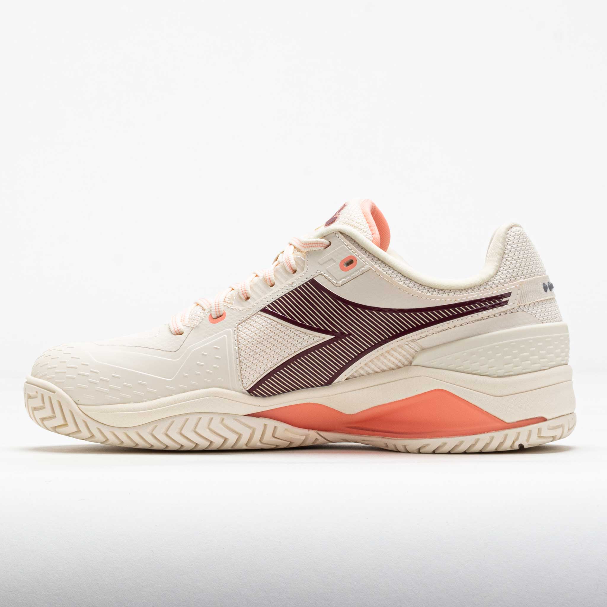 Diadora Blushield Torneo 3 AG Women's White/Maroon/Desert Flower