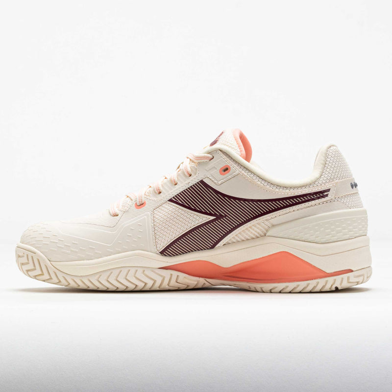 Diadora Blushield Torneo 3 AG Women's White/Maroon/Desert Flower